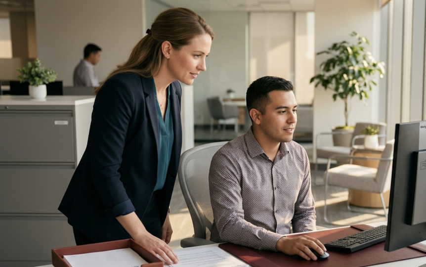 Proper processing support gives you freedom to step away from the computer and meet with referral partners.